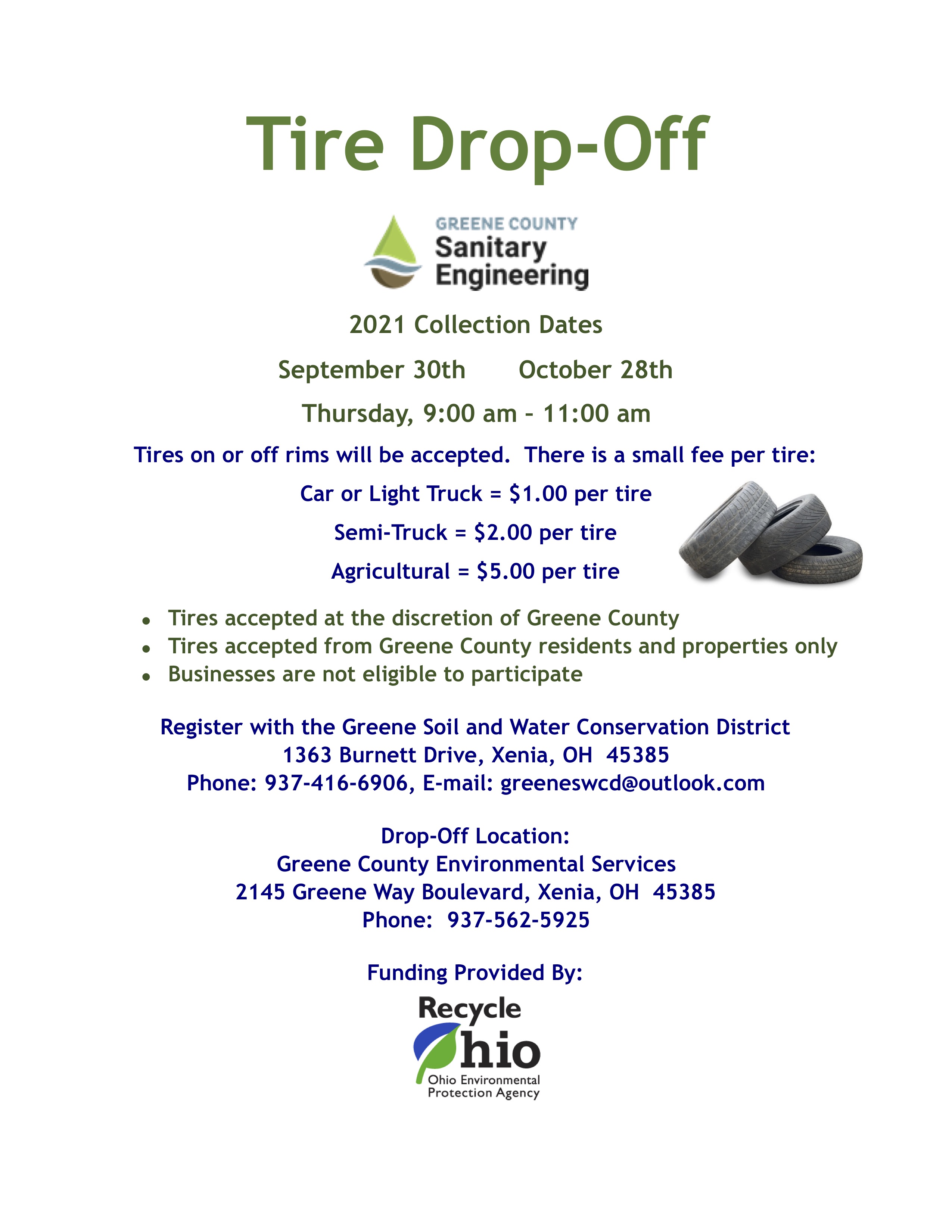 Tire Drop Off