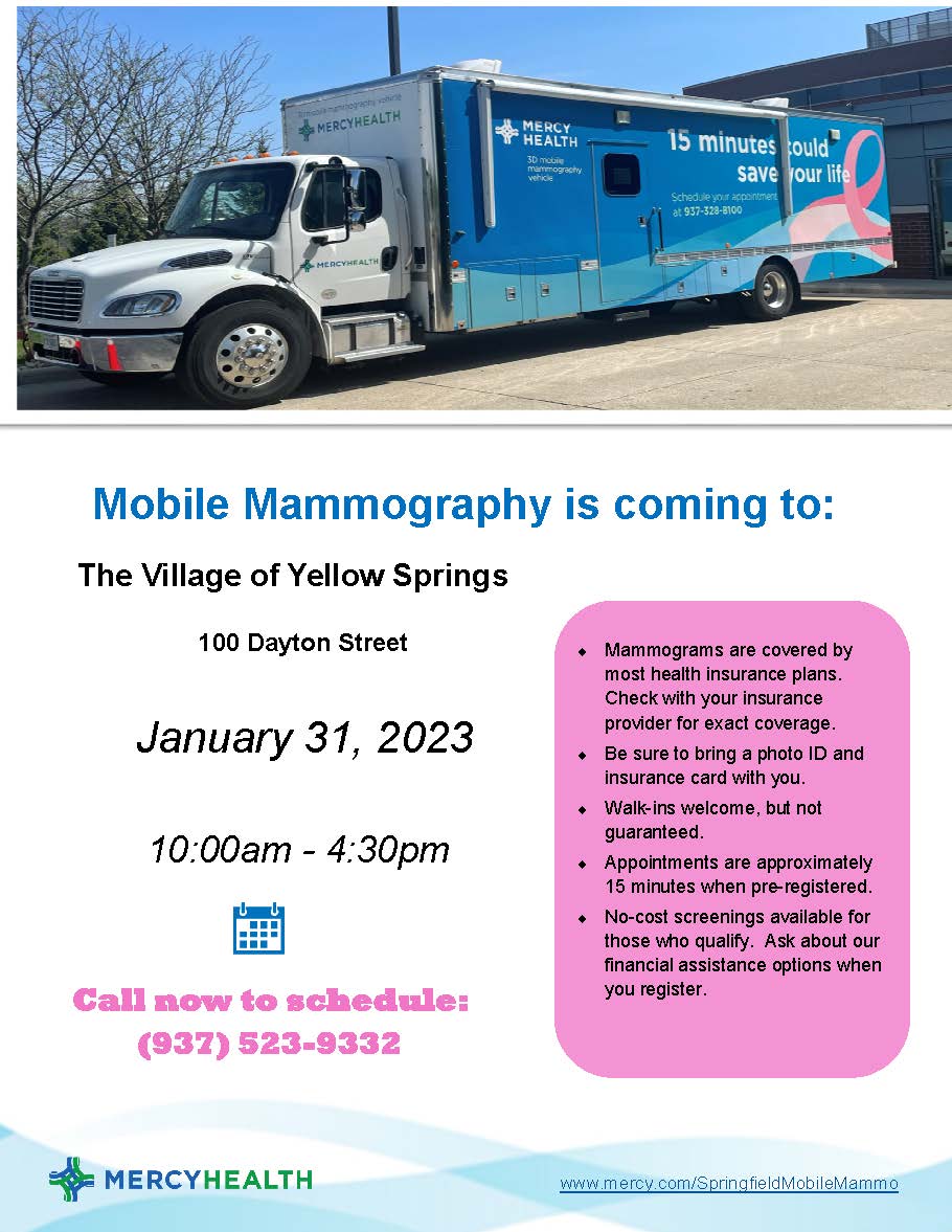 mammogram event flyer 1.31.2023