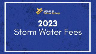 2023 Storm Water Fees