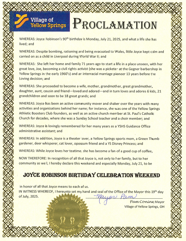 Joyce Robinson Birthday Celebration Weekend