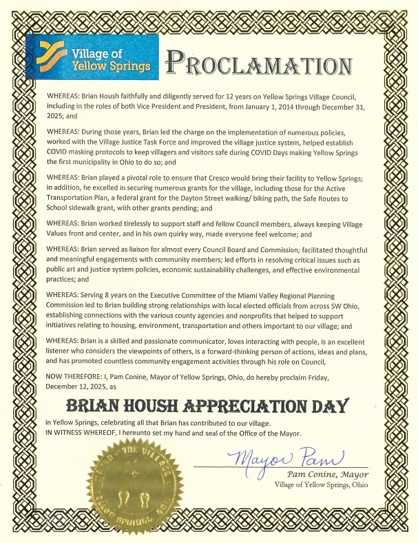 Brian Housh Appreciation Day